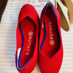 Rothy’s Flat. Scooter Red.